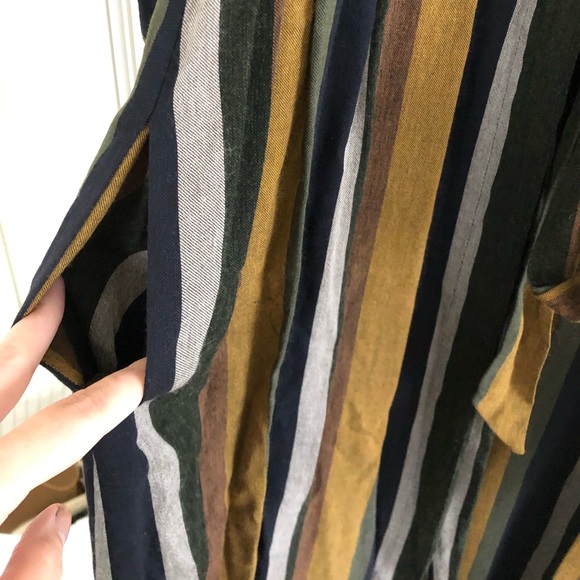 Zara stripe midi dress, size large - Picture 5 of 9